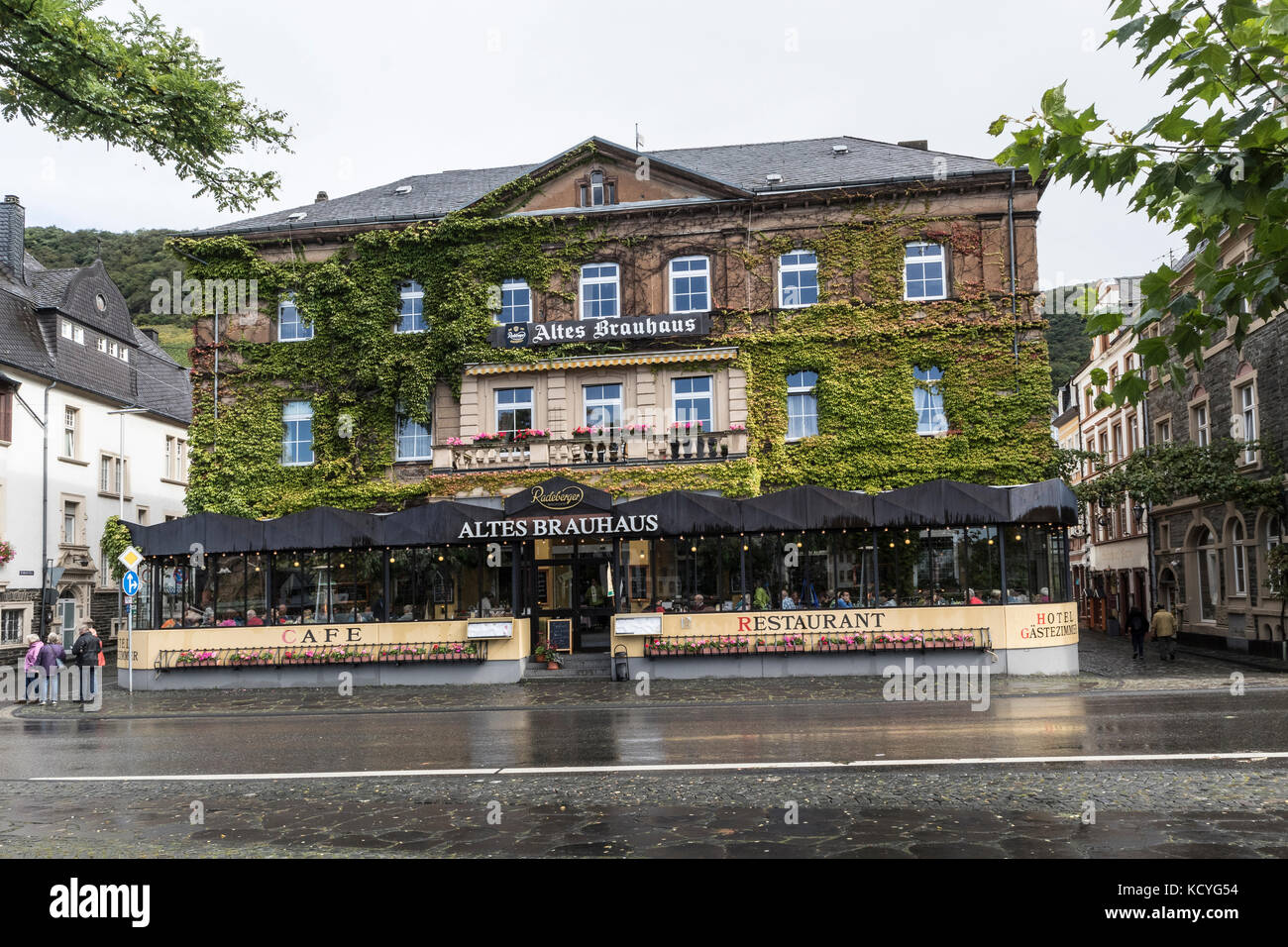 Altes Brauhaus In Der Stadt Bernkastel Kues Mosel Deutschland 