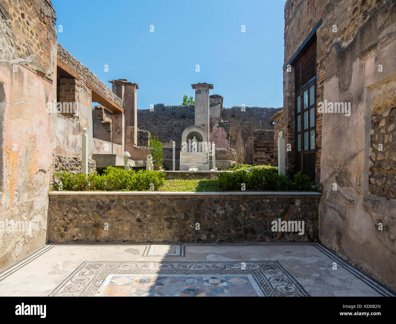 Ruinen von Pompeji, Neapel, Kampanien, Italien Stockfoto