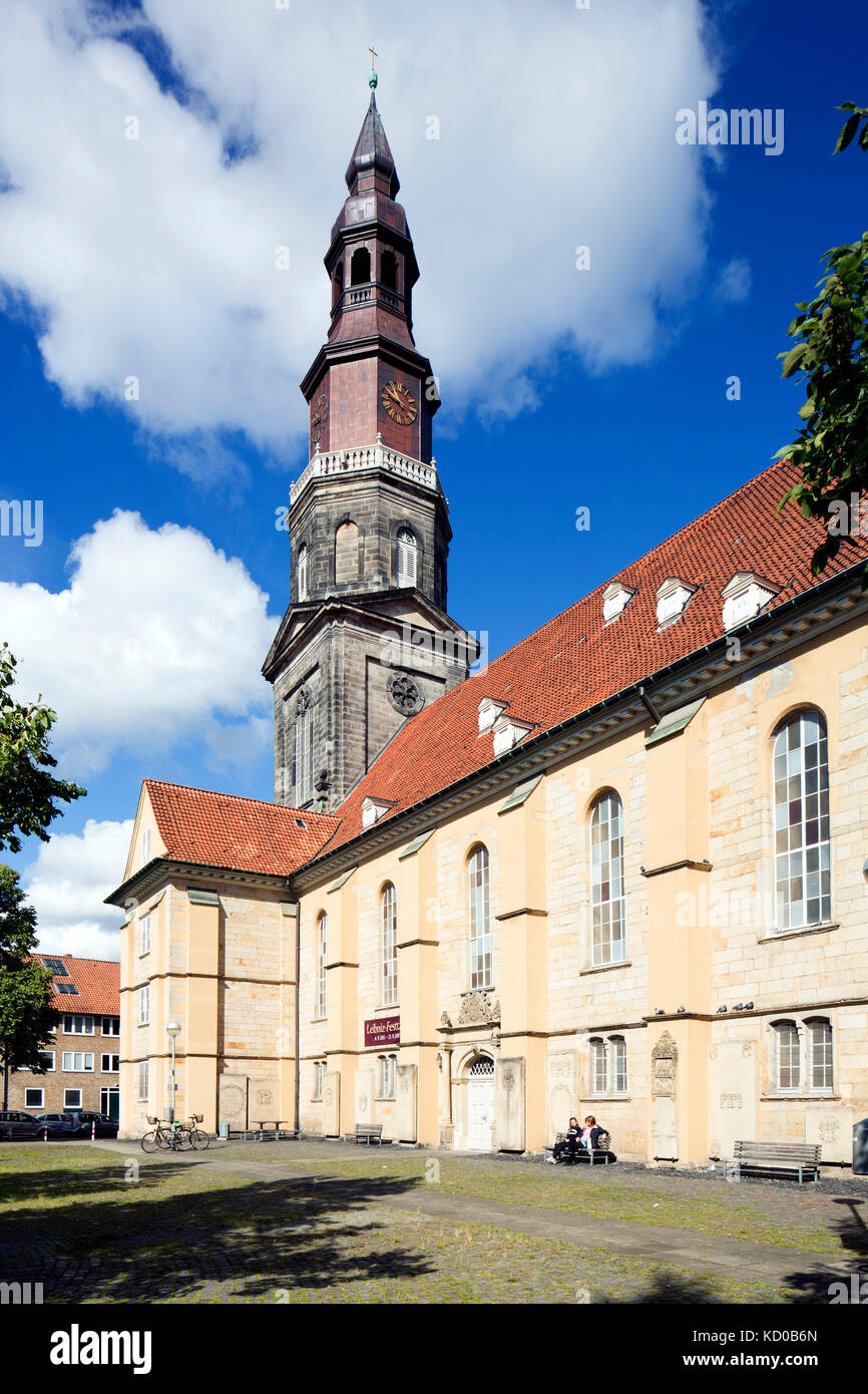 Neustädter Hof- und Stadtkirche St. Johannis, Calenberger Vorstadt, Hannover, Niedersachsen, Deutschland Stockfoto