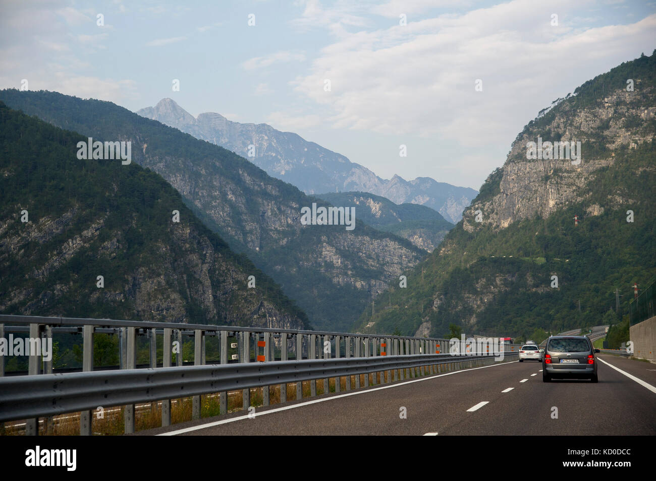Autostrada AlpeAdriaA23 in der Region Friaul Julisch