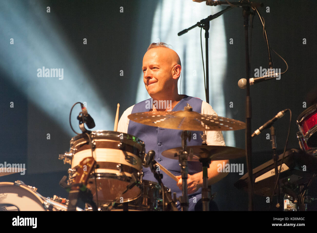 Birmingham, Großbritannien. 7. Oktober, 2017. Squeeze Play Symphony Hall als Teil ihrer "Join The Dots' Tour, Birmingham, Großbritannien. 7. Okt 2017. Credit: Ken Harrison/Alamy leben Nachrichten Stockfoto