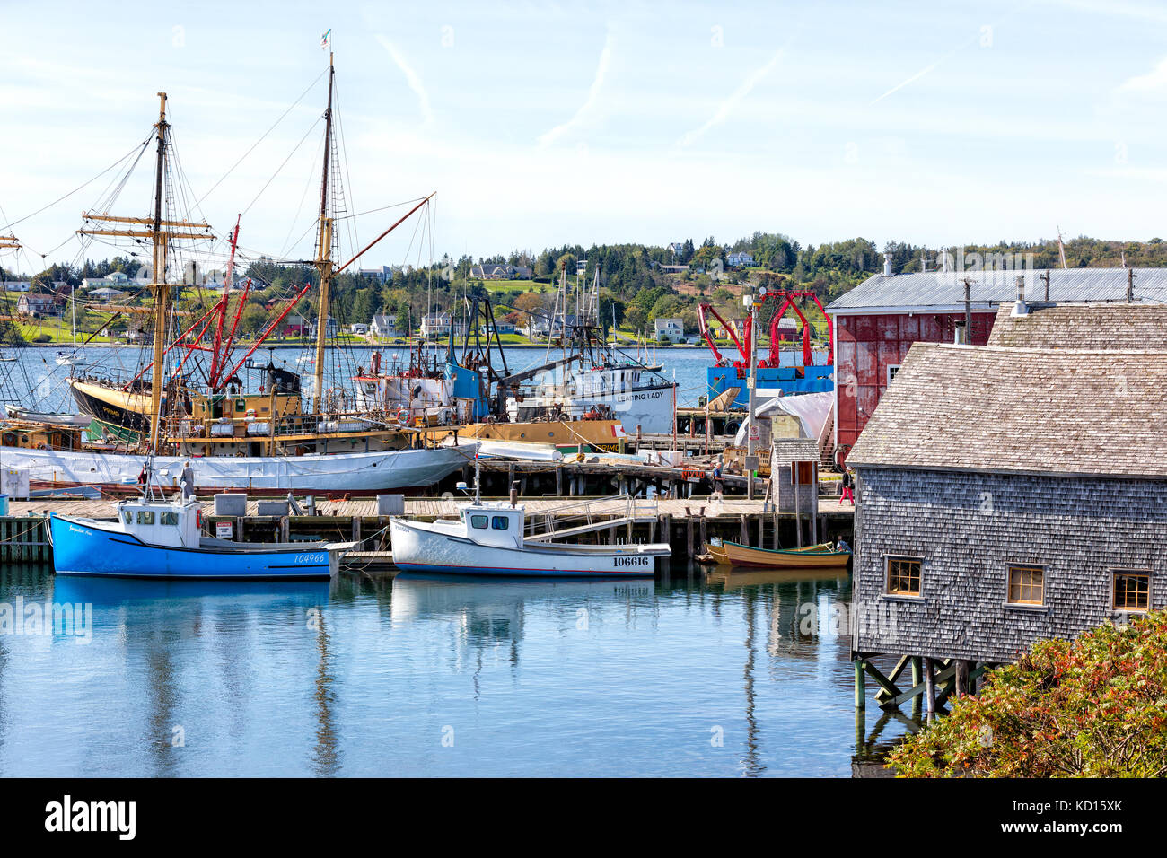 Lunenbourg, Nova Scotia, Kanada Stockfoto