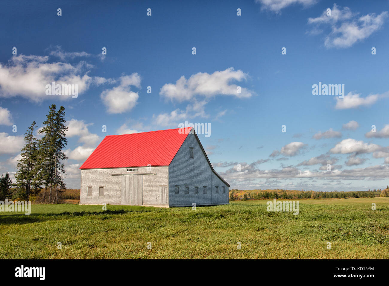 Scheune, botsford, westmorland County, New Brunswick, Kanada Stockfoto