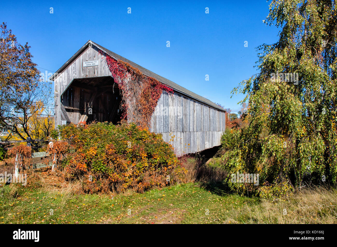 Kennebecasis #7.5 Brücke, vier Ecken, Sussex, New Brunswick, Kanada, Stockfoto