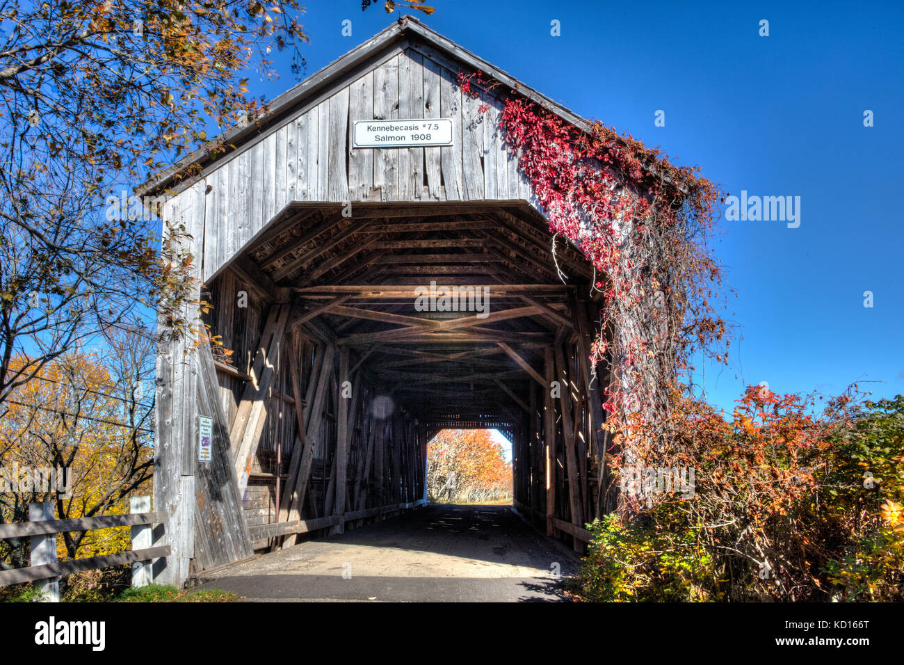 Kennebecasis #7.5 Brücke, vier Ecken, Sussex, New Brunswick, Kanada, Stockfoto