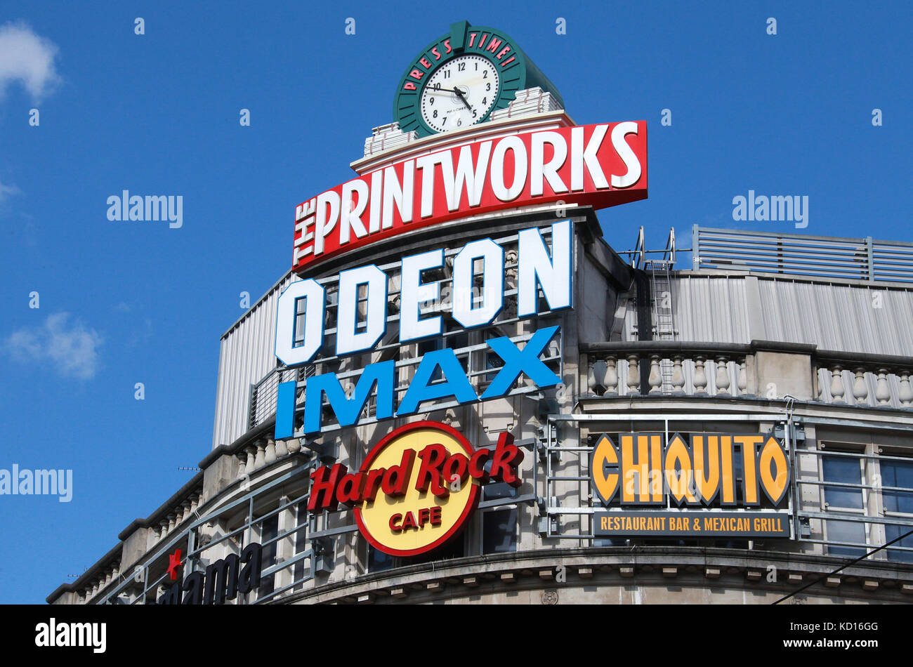 Den Printworks im Stadtzentrum von Manchester Stockfoto