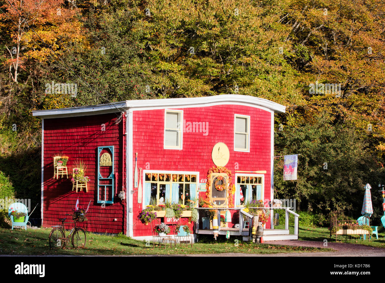 Geschenk Shop, St. Martins, New Brunswick, Kanada Stockfoto