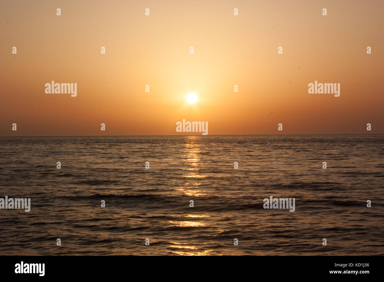 Sonnenuntergang im Paradies Stockfoto