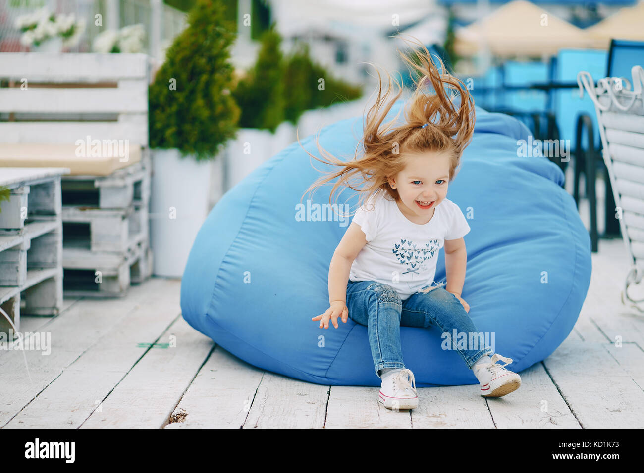 kleines Mädchen Stockfoto