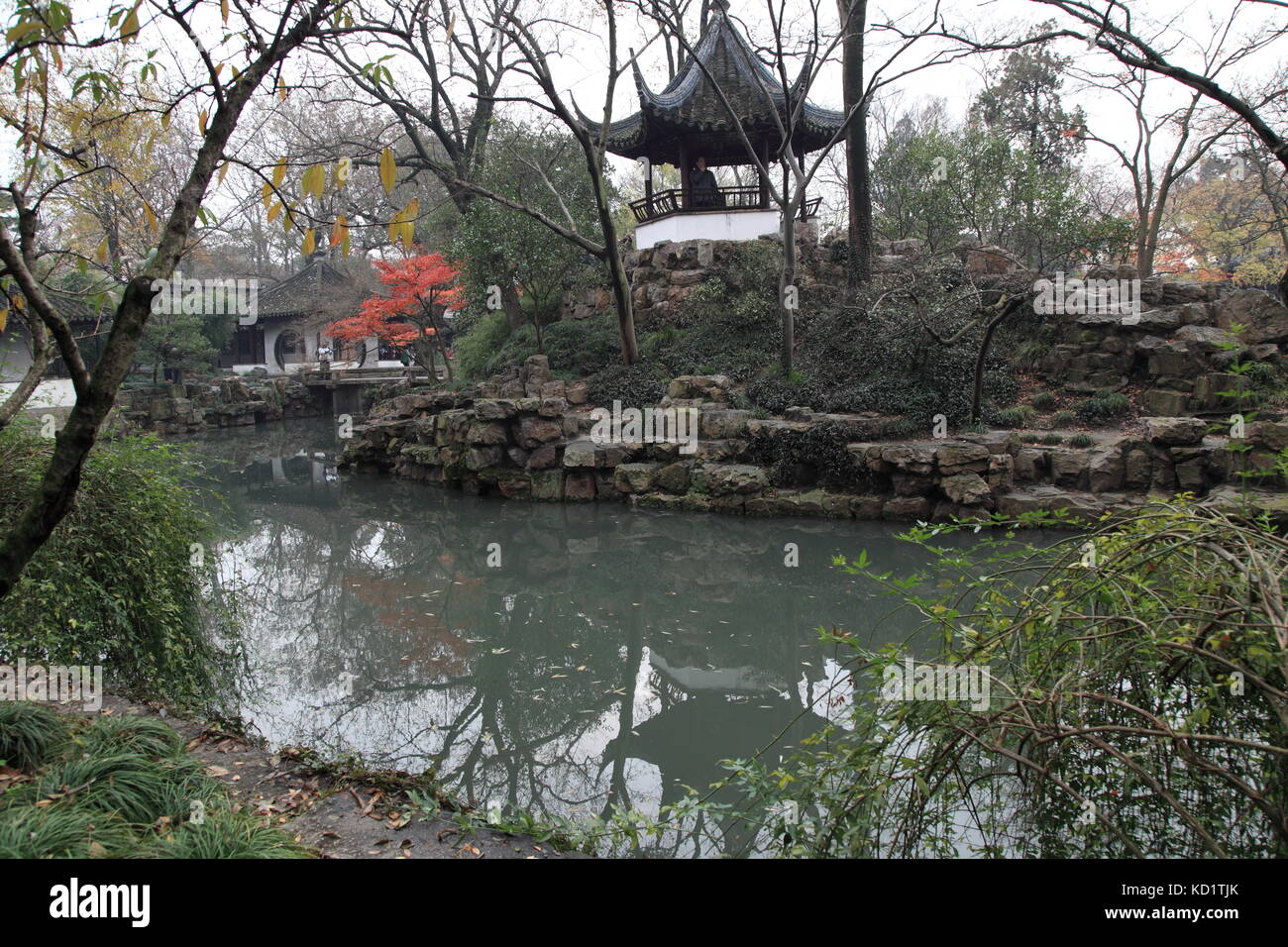 Chinesischer Garten Stockfoto