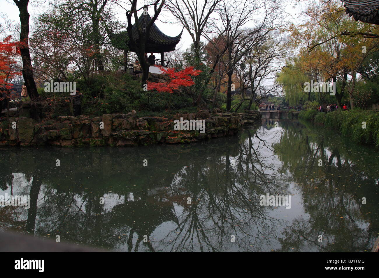Chinesischer Garten Stockfoto