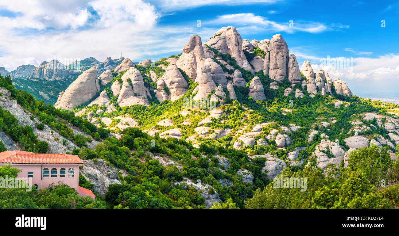 Berge von Montserrat, Katalonien, Spanien Stockfoto