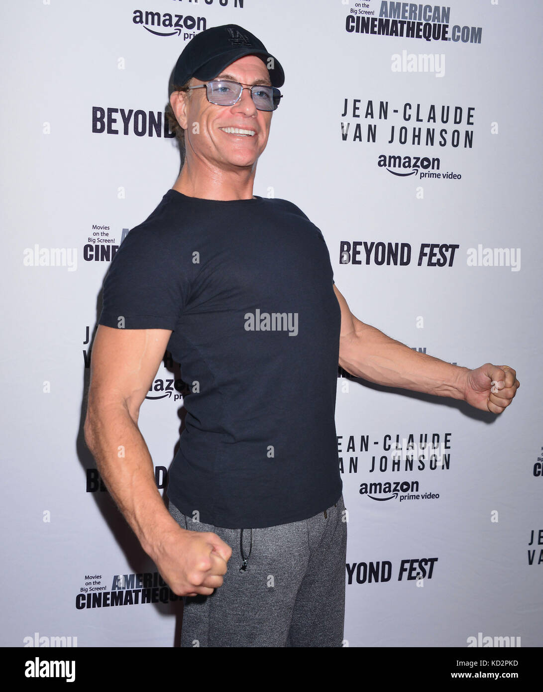 Los Angeles, USA. 09 Okt, 2017. a Jean Claude Van Damme 022 Ankunft am Jean Claude Van Johnson, eine amazon Movie Premiere auf der Egyptian Theatre in Los Angeles. 9. Oktober 2017. Credit: tsuni/usa/alamy leben Nachrichten Stockfoto