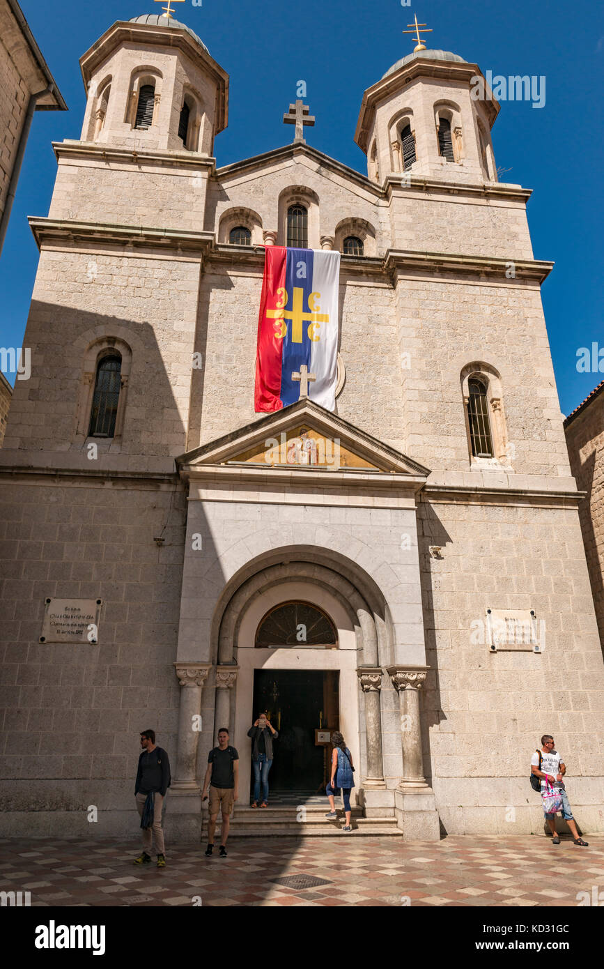 Kirche des Heiligen Nikolaus, Kotor, Montenegro Stockfoto
