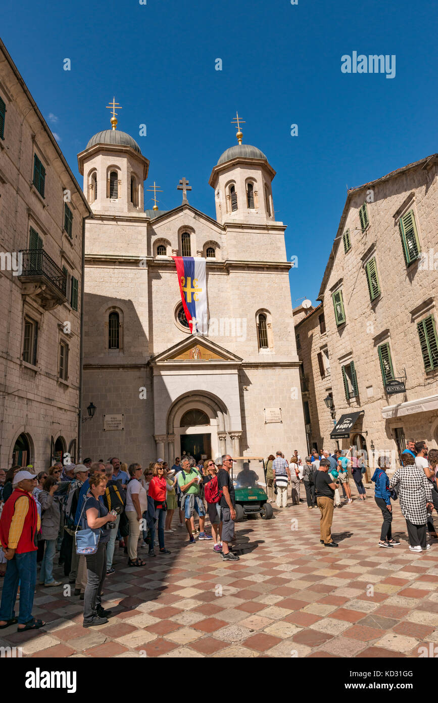 Kirche des Heiligen Nikolaus, Kotor, Montenegro Stockfoto