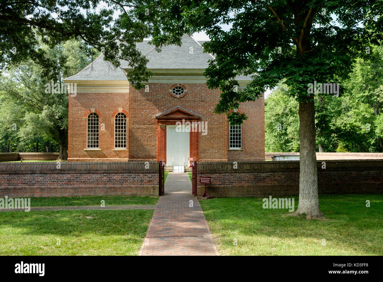 Christus Kirche, 420 Christ Church Road, Weems, Virginia Stockfoto