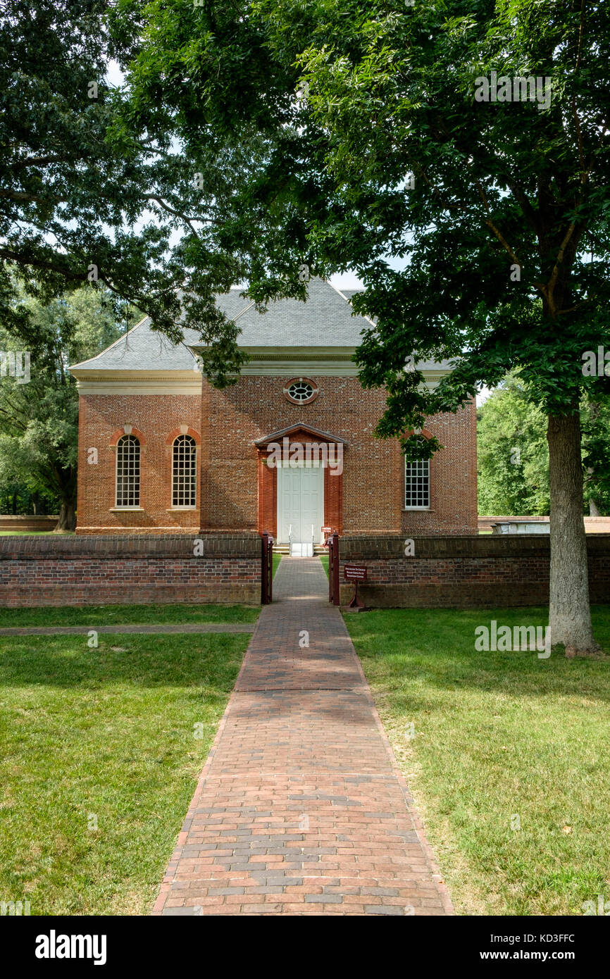 Christus Kirche, 420 Christ Church Road, Weems, Virginia Stockfoto