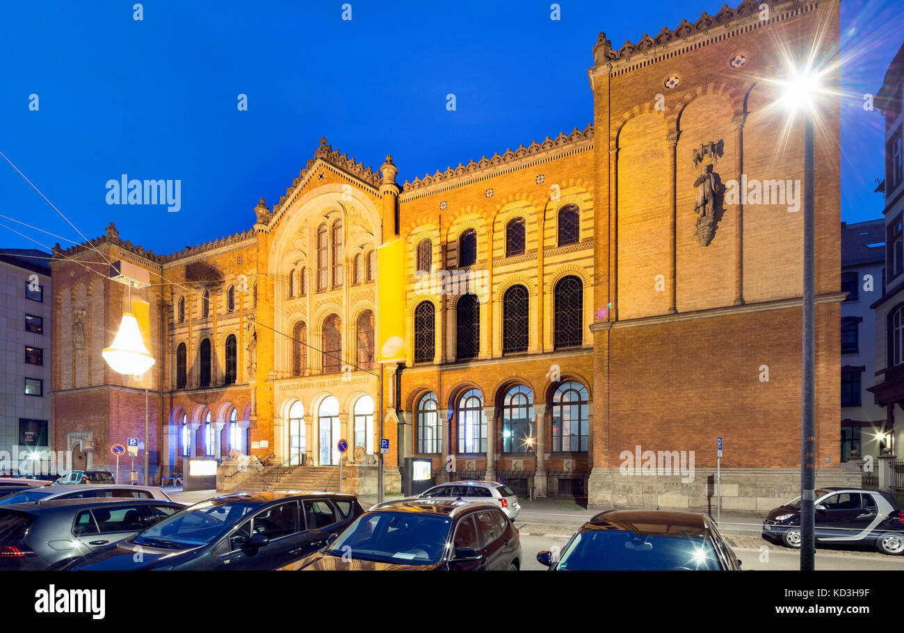 Künstlerhaus Hannover, ehemaliges Kunst- und Wissenschaftsmuseum oder Landesmuseum Hannover Stockfoto