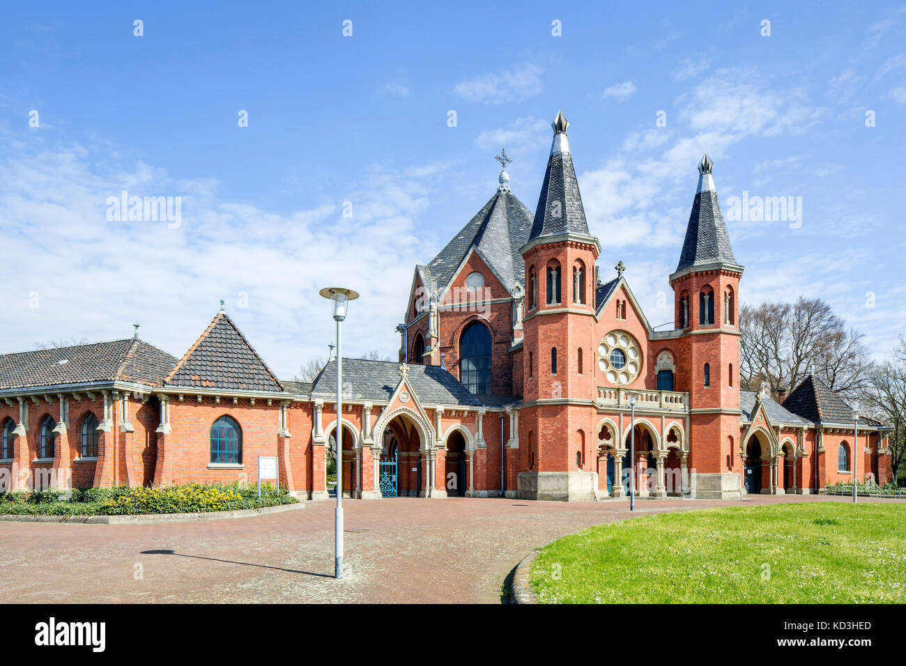 Friedhofskapelle, Stöckener Friedhof, Hannover, Niedersachsen, Deutschland Stockfoto