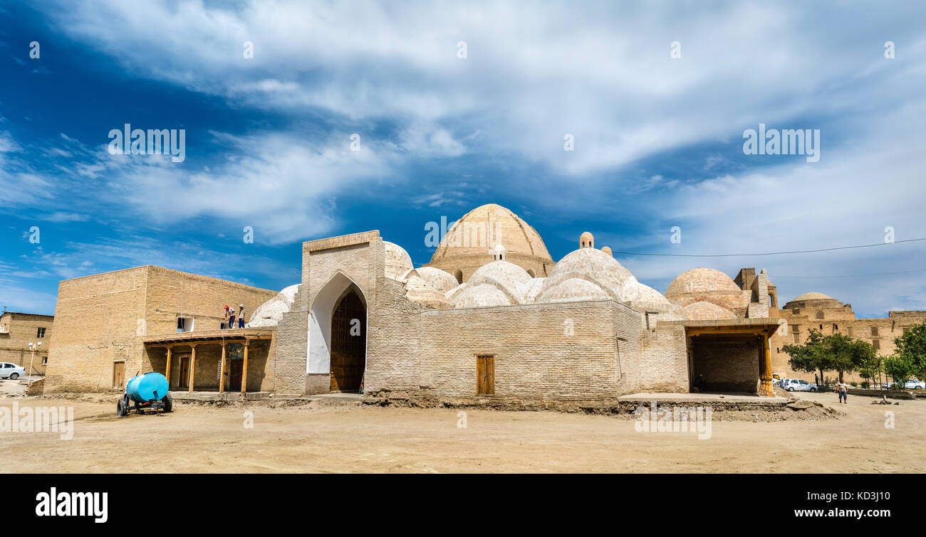 Toki zargaron, alte handelnde Kuppeln in Buchara, Usbekistan Stockfoto