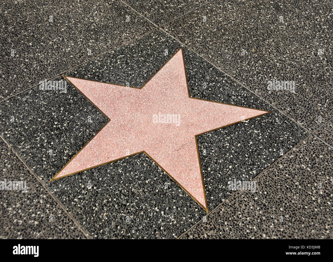 Walk Of Fame Stern Kaufen Leere Walk of Fame Stern auf dunklen Gehweg Stockfotografie - Alamy