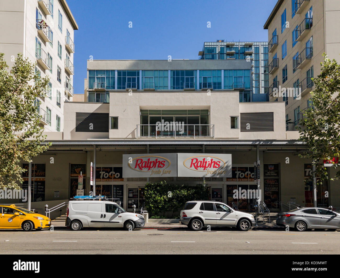 Los Angeles, Okt 5: Außenansicht des Downtown Ralph's Supermarkt am 5. Oktober 2017 in Los Angeles, California, United States Stockfoto
