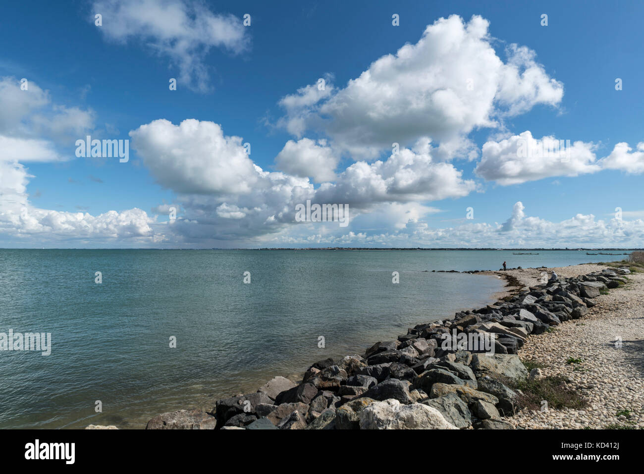 Wolken, Ile de Re, Nouvelle - Aquitaine, Französisch westcoast, Frankreich, Stockfoto