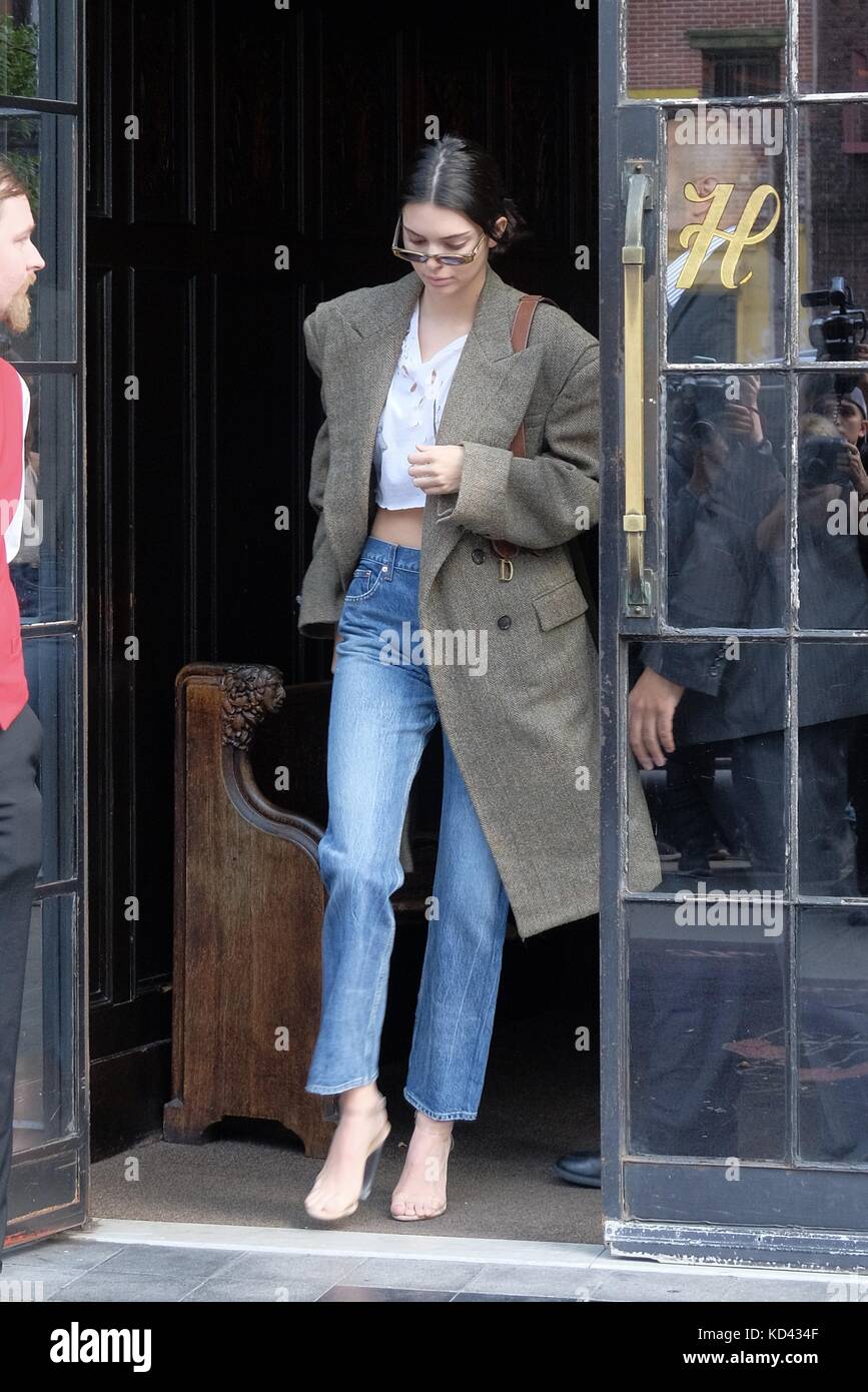 Kendal Jenner Out and about: Kendal Jenner Wo: Manhattan, New York, Vereinigte Staaten Wann: 08 Sep 2017 Credit: TNYF/WENN.com Stockfoto