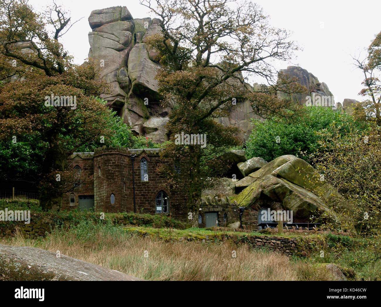 Die Don Whillans memorial Hütte, der Kakerlaken, der Peak District, Staffordshire, Großbritannien Stockfoto