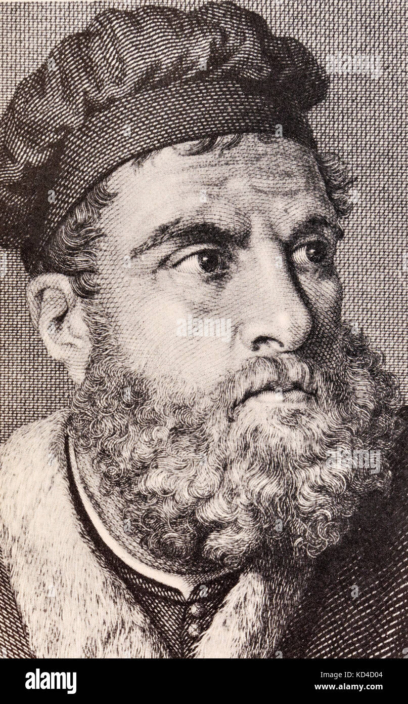 Porträt von Marco Polo Stockfoto