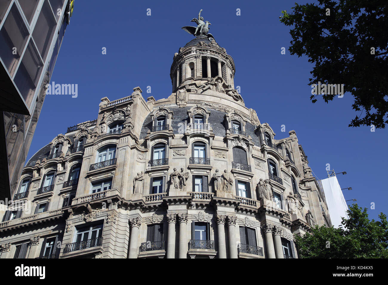 Passeig de Gacia Barcelona Katalonien Spanien Stockfoto