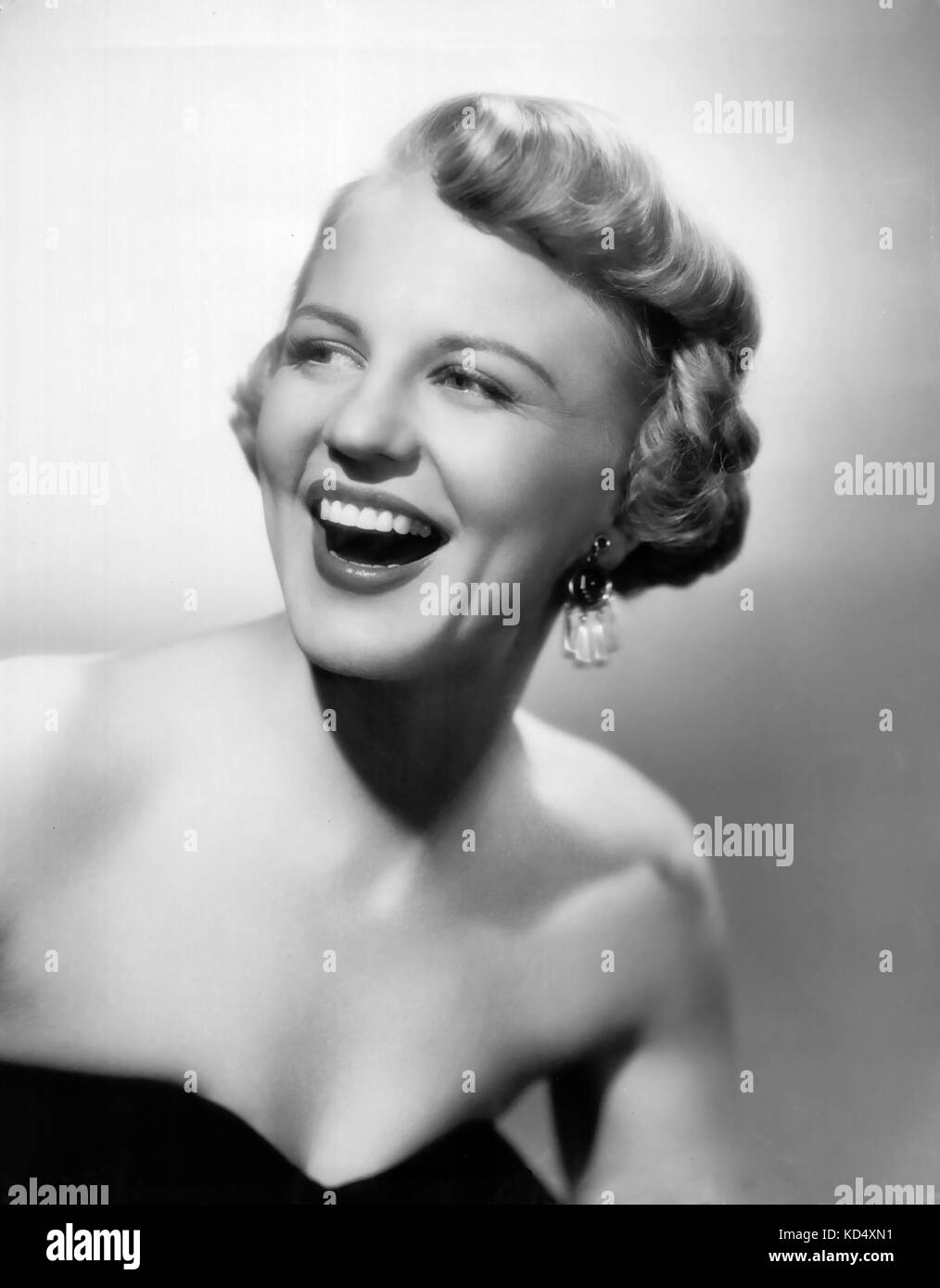 Peggy LEE (1920-2002) Werbefoto der US-Sängerin und Filmschauspielerin 1950 Stockfoto