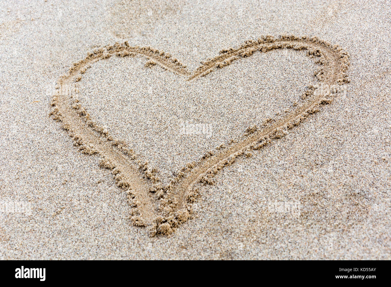 Herz In Den Sand Stockfotos und bilder Kaufen Alamy