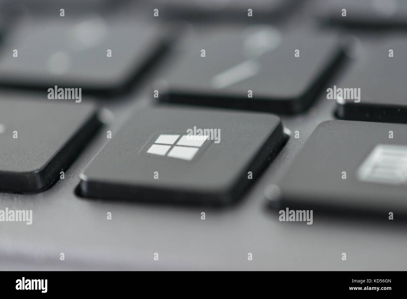 Nahaufnahme, Ansicht von Windows Symbol auf einer PC-Tastatur Tasten Stockfoto