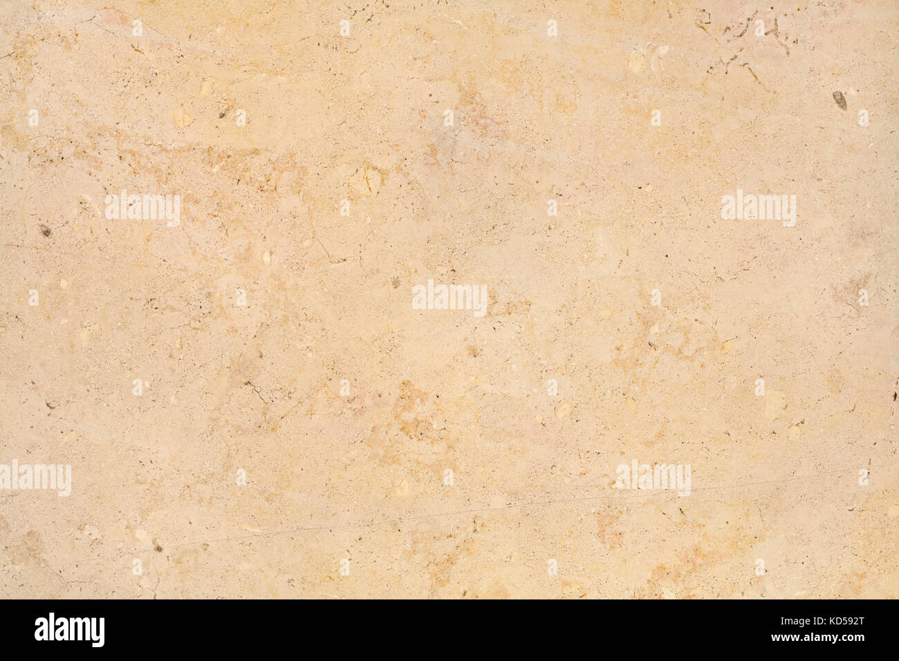 Beige leichten, warmen Trani Marmor Stein natürliche Oberfläche für Bad oder Küche Arbeitsplatte. Texturen in hoher Auflösung und Muster. Stockfoto