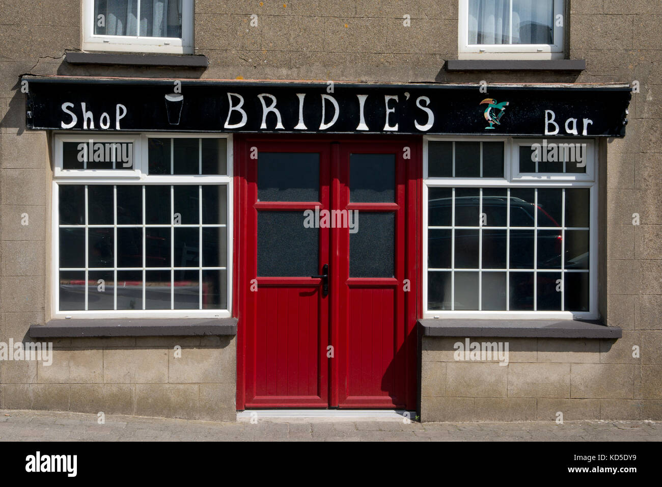 Die bridie kleines Dorf Irish Bar in Bridgetown County Wexford Stockfoto