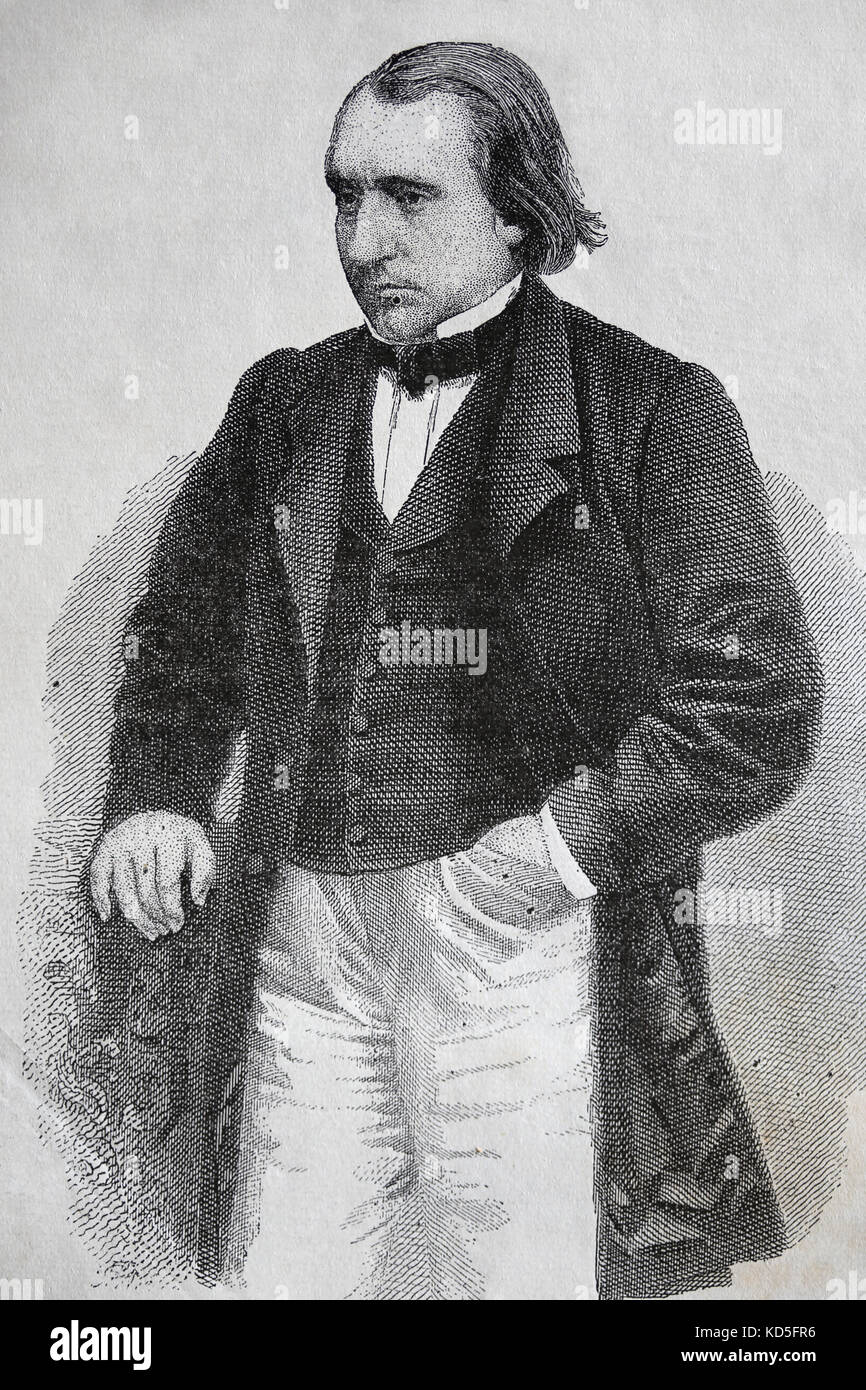 Ernest Renan (1823-1892). französische Experte für semitische Sprachen, Philosoph und Schriftsteller. Portrait.gravur, 1883. nuestro Siglo, 1883, Barcelona. Stockfoto