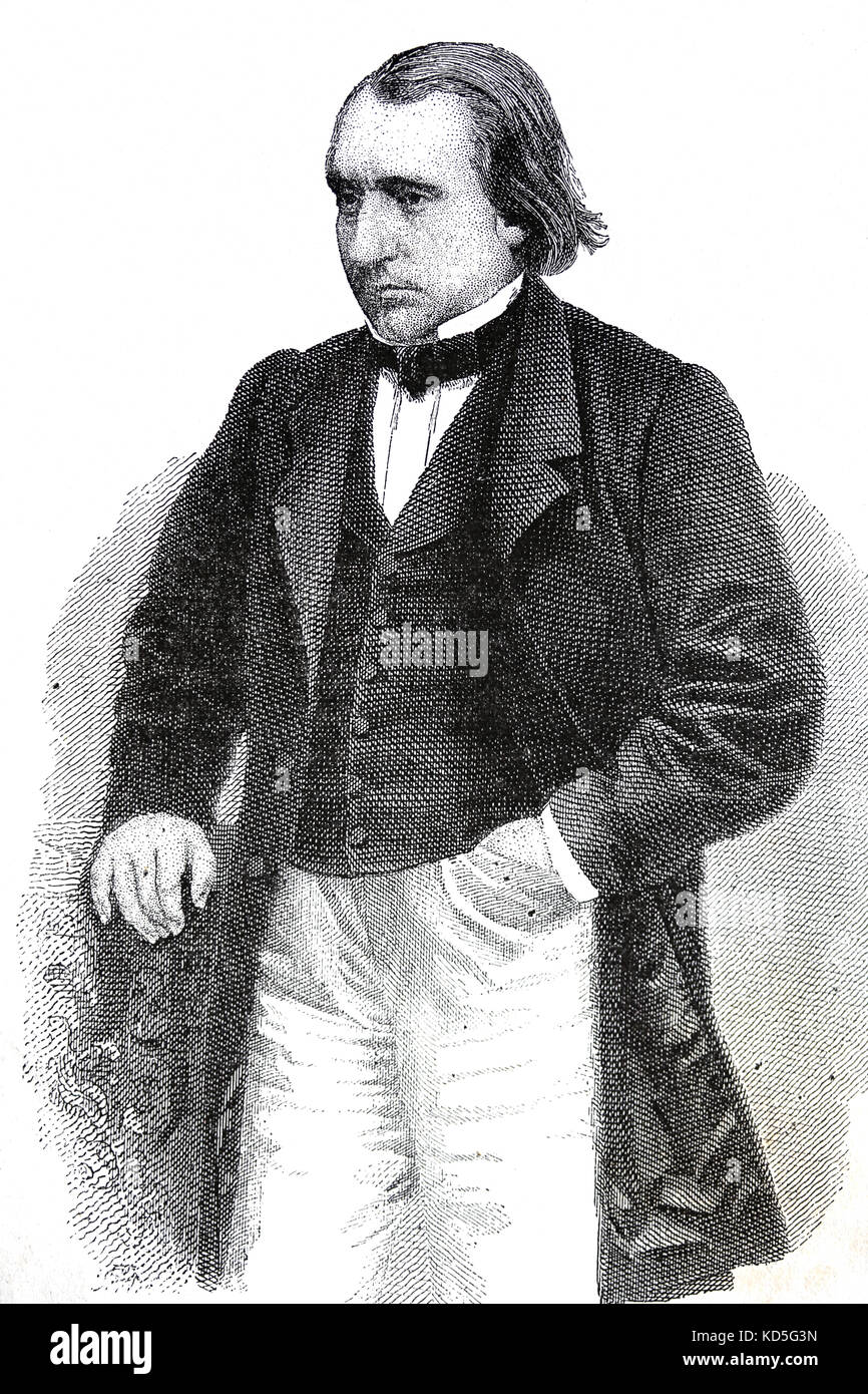 Ernest Renan (1823-1892). französische Experte für semitische Sprachen, Philosoph und Schriftsteller. Portrait.gravur, 1883. nuestro Siglo, 1883, Barcelona. Stockfoto