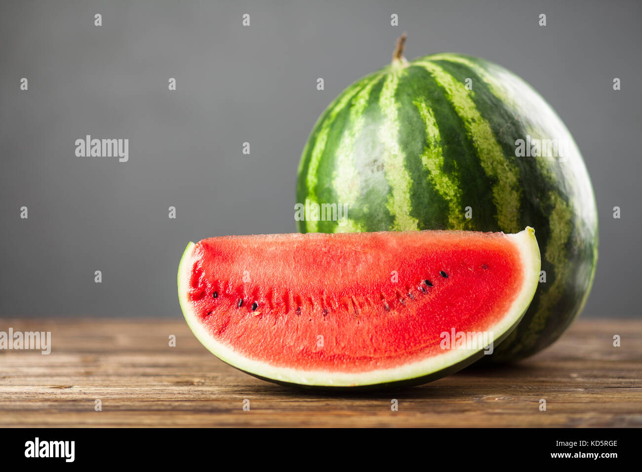 Reife saftige Wassermelonen Stockfoto