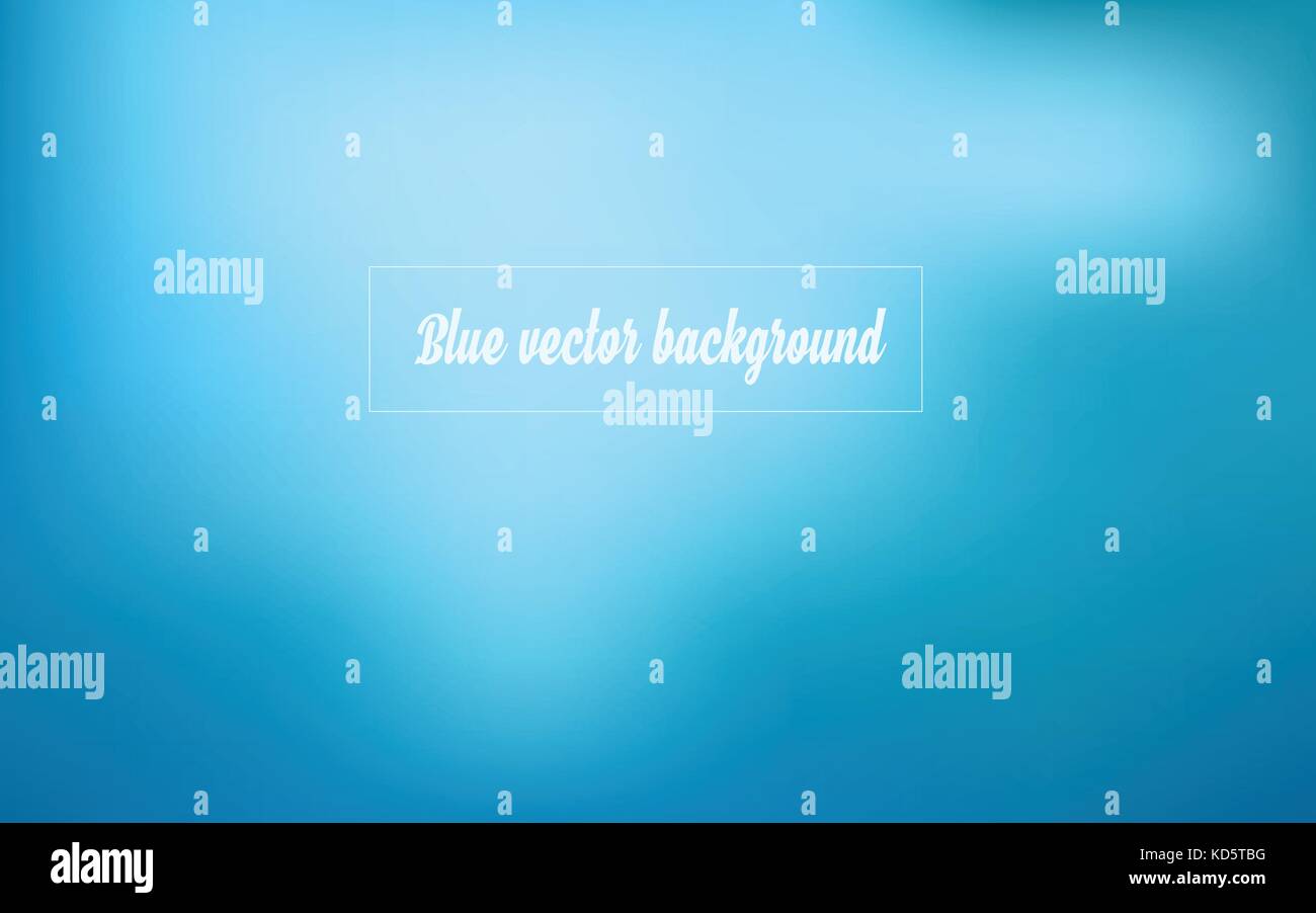 Einfache Farbverlauf blau Abstract vector Hintergrund Stock Vektor