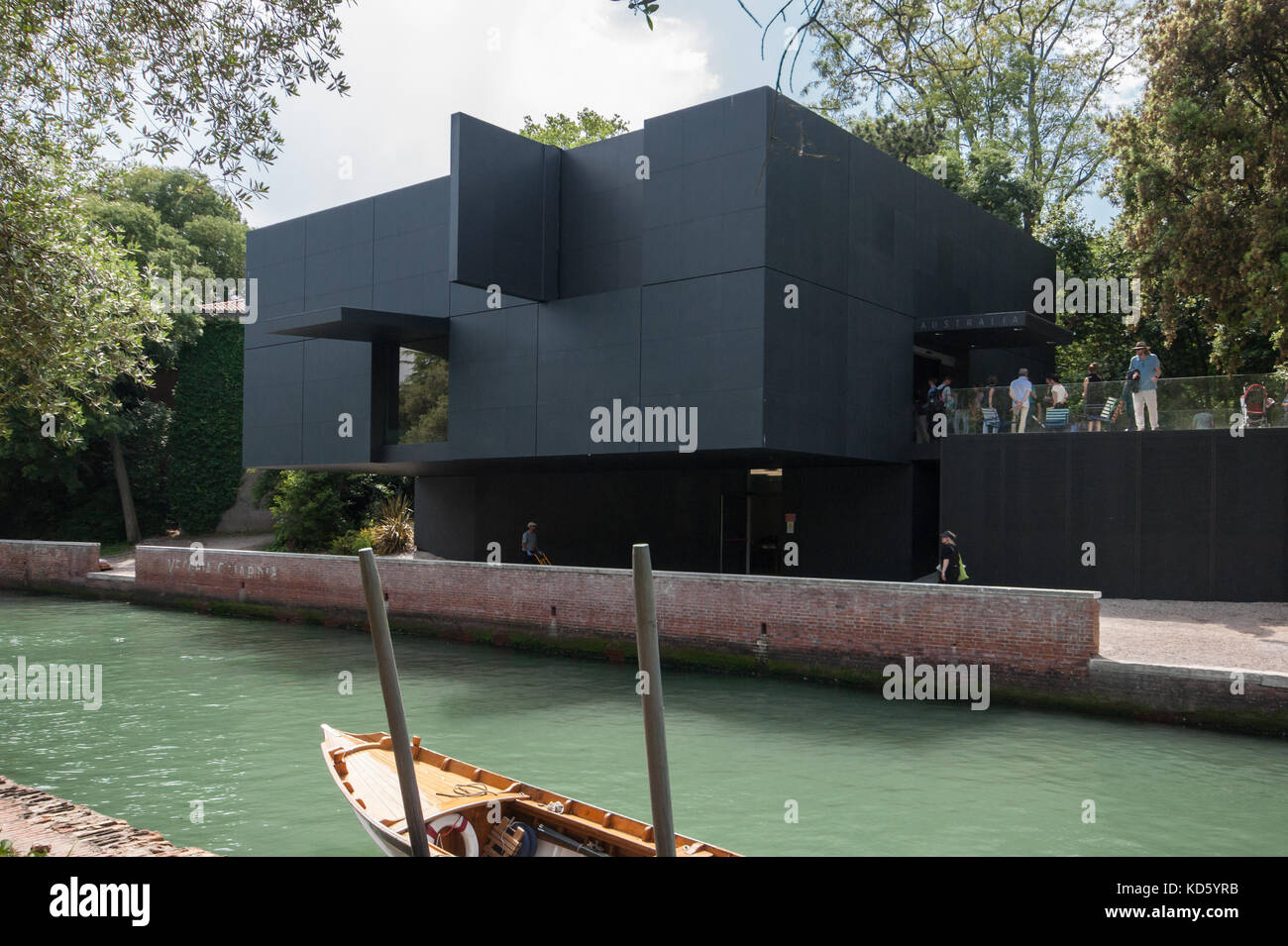 Denton Corker Marshall Architects, Australischer Pavillon, Nordost-façade, 2016, Giardini della Biennale, Gärten der Biennale, Venedig, Italien Stockfoto