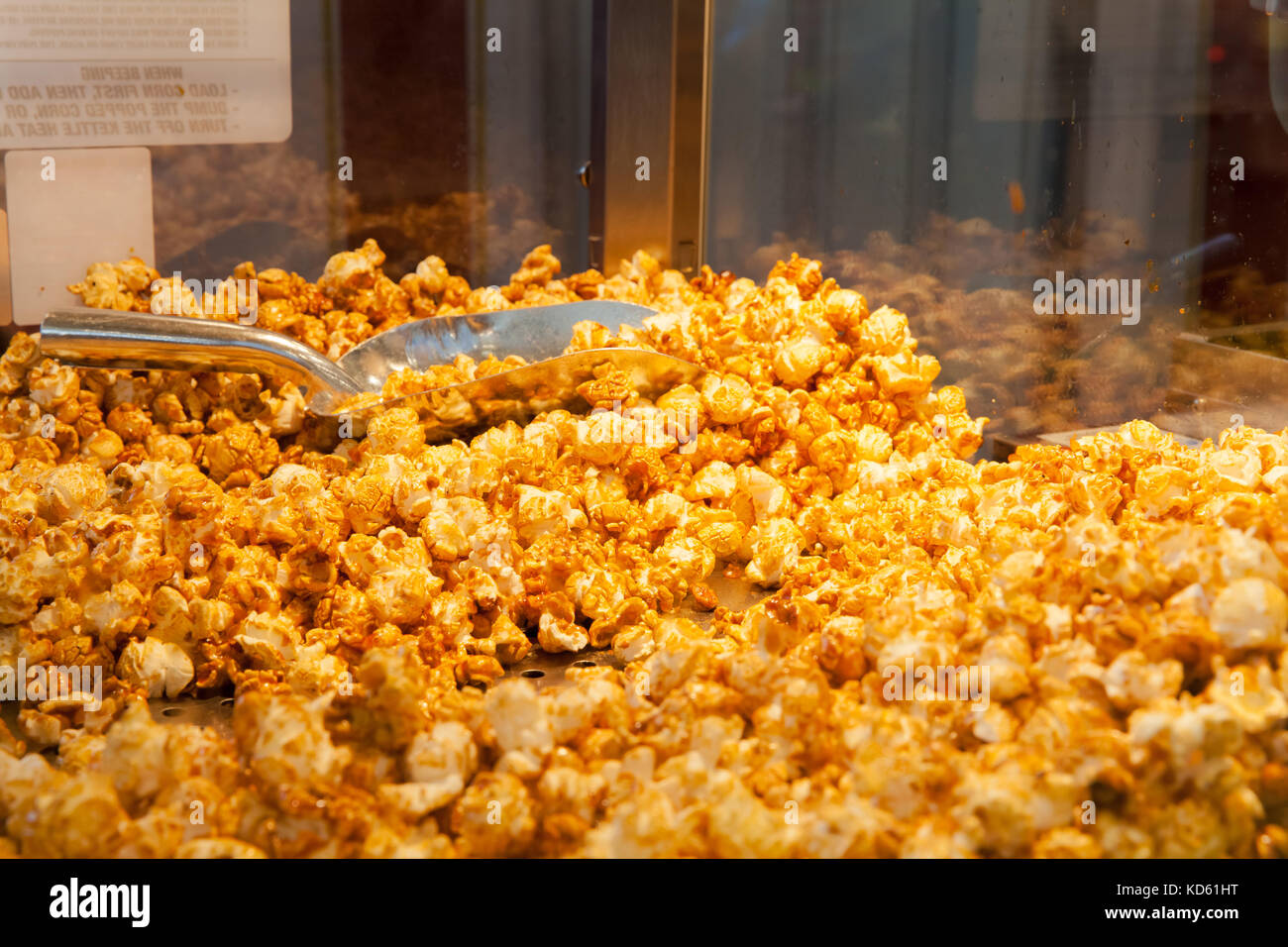 Süßes popcorn Shop Stockfoto