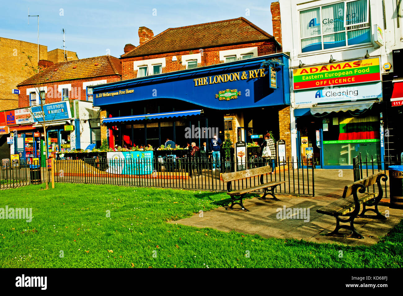 Die Londoner und Roggen Pub in Catford, London Stockfoto