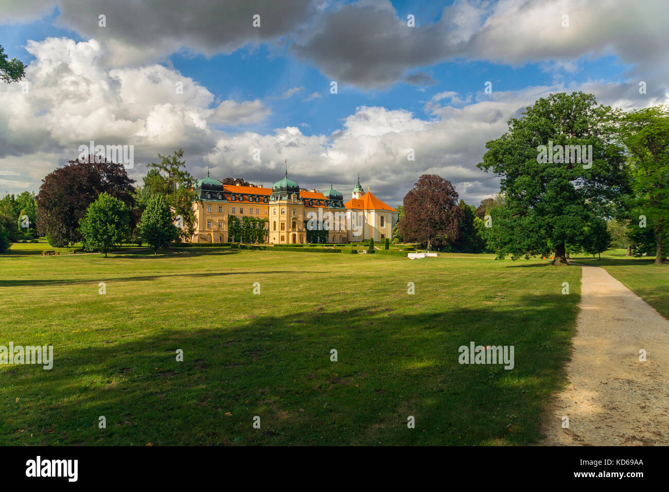 Schloss Lany, Tschechische Republik Stockfoto