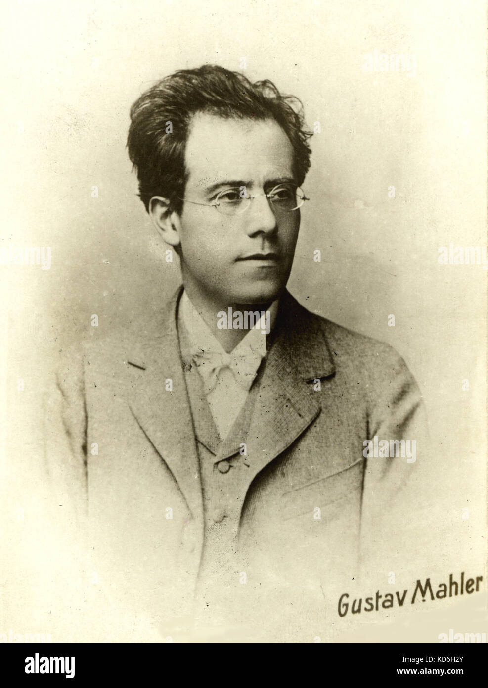 Gustav Mahler portrait österreichische Komponist, 1860-1911 Stockfoto
