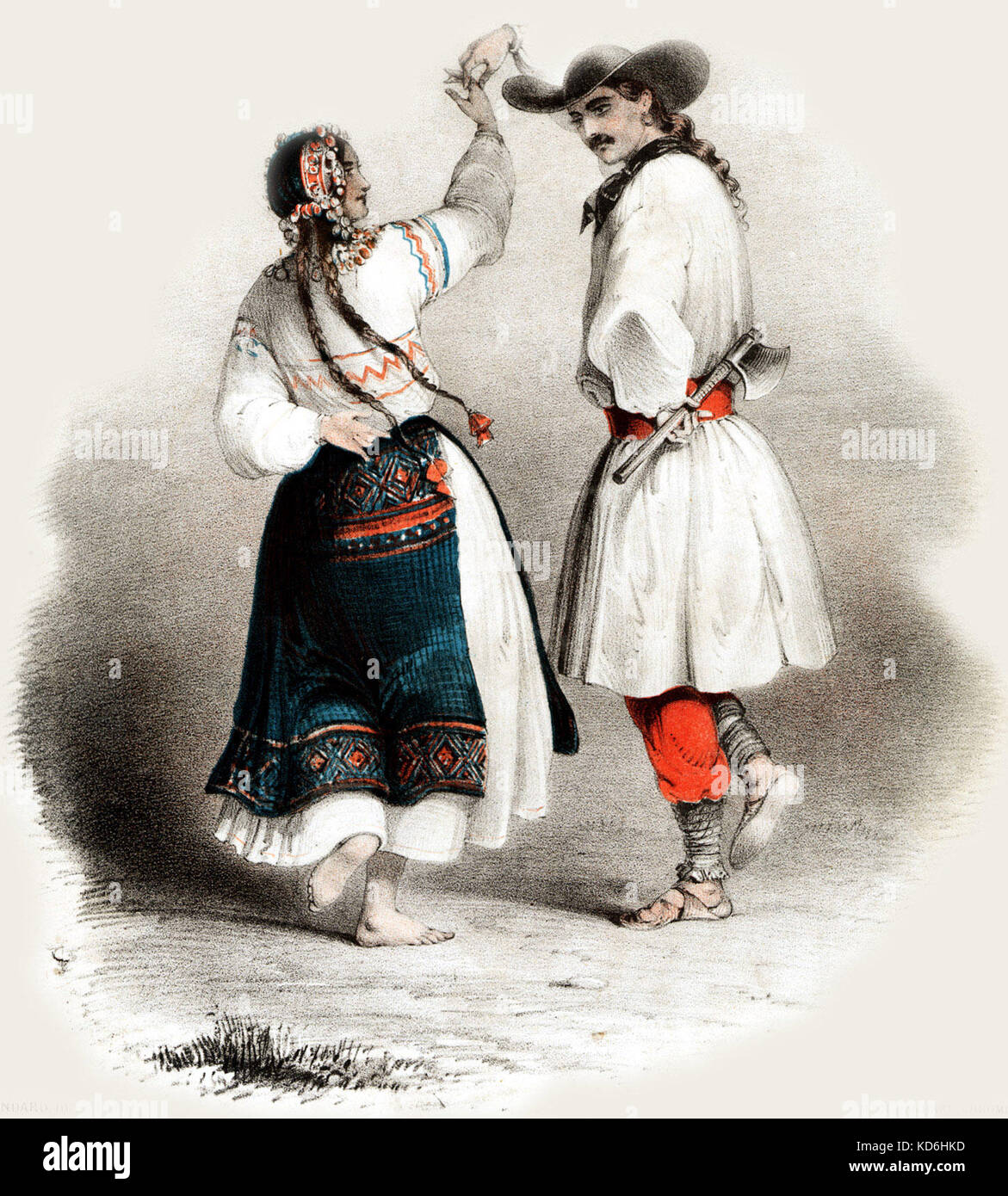 Die Böhmische Polka von Herrman Koenig (komponiert und respektvoll Viscount begraben). Ergebnis Abdeckung - Mitte 1800. Stockfoto