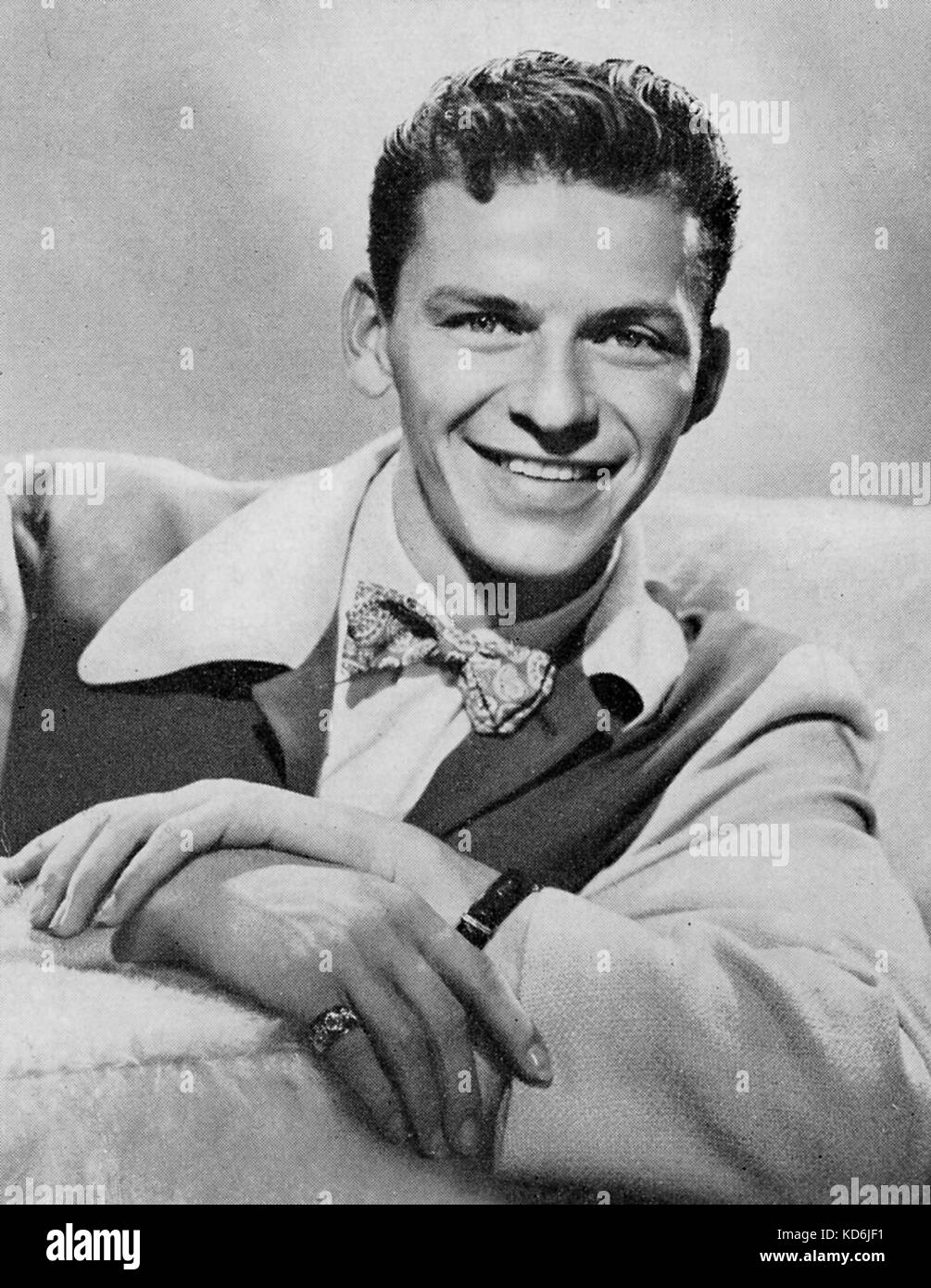 Frank Sinatra, amerikanischer Sänger, Schauspieler und Regisseur, 1915-1998. Nur redaktionelle Verwendung Stockfoto