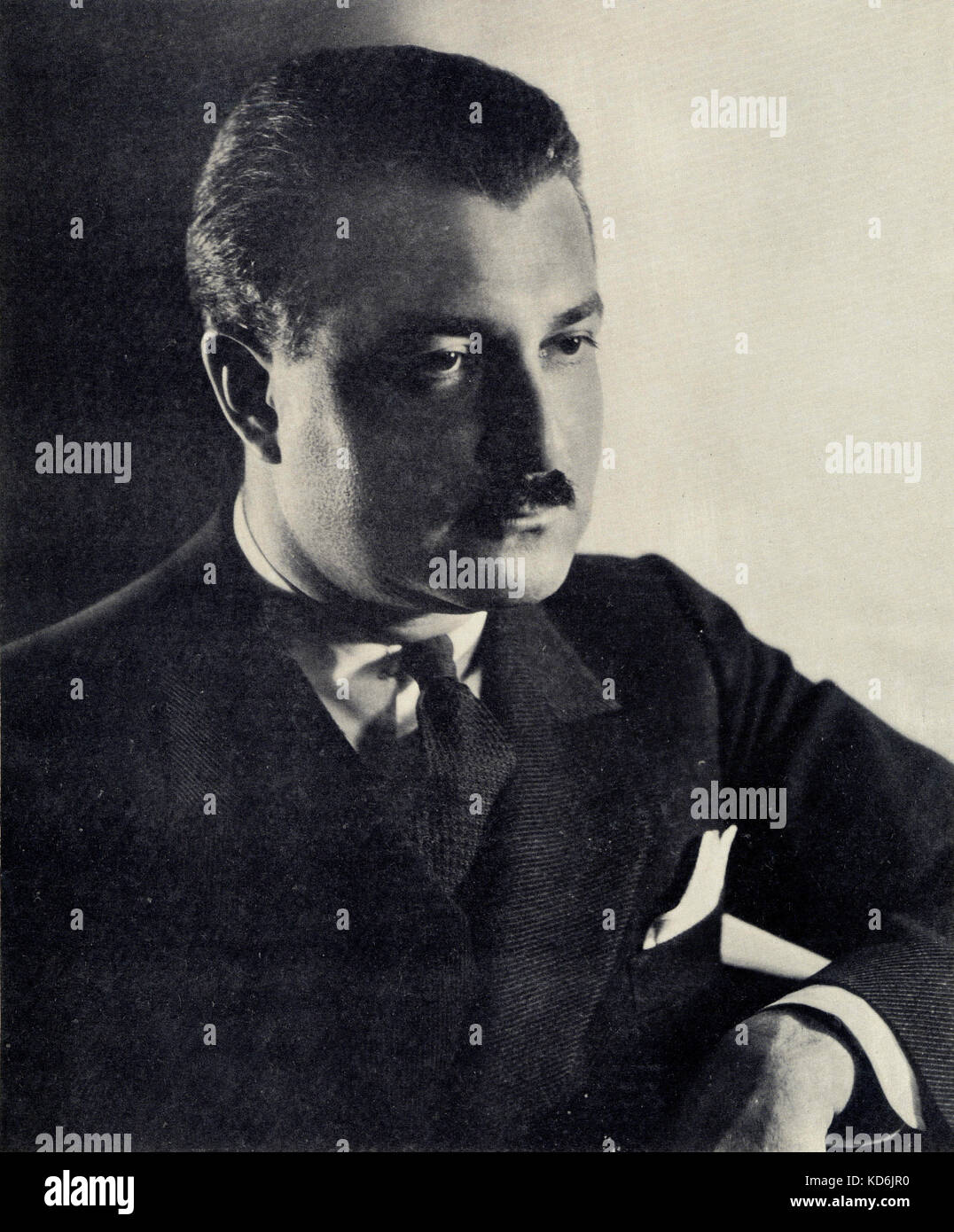 Arthur Fiedler, RCA release Portrait. Dirigent. RCA, seinen Master's Voice. Stockfoto