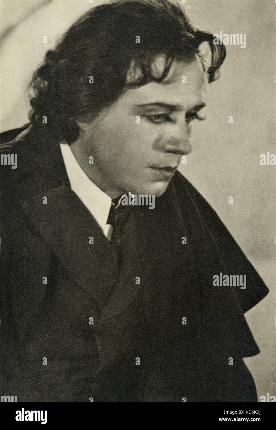 Ivan Kozlovsky, russische Tenor, b. 1900. Stockfoto