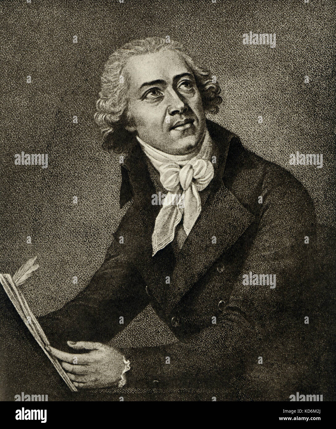 Leopold Kozeluh - Portrait. Böhmische Komponist, Pianist und Musikpädagoge. 1747-1818 Stockfoto